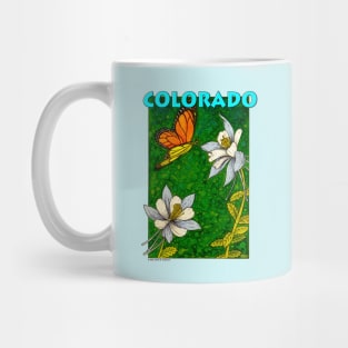 Colorado Monarch & Columbine Mug